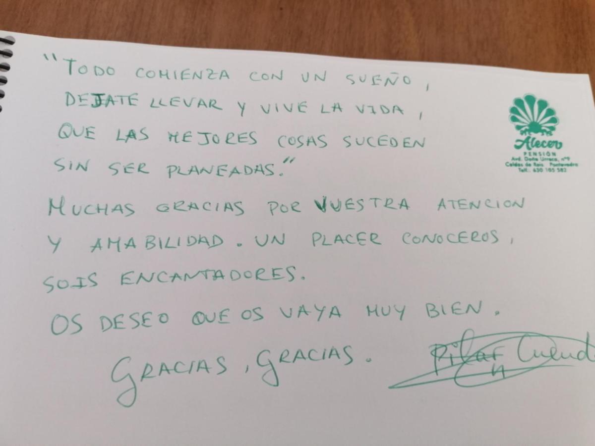 Pension Alecer Caldas De Reis Esterno foto